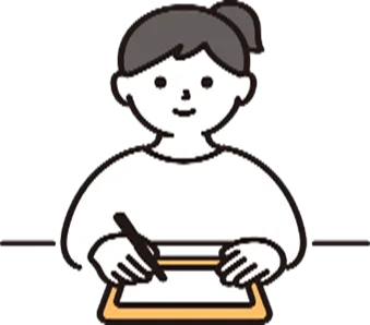 勉強する子どものイラスト
